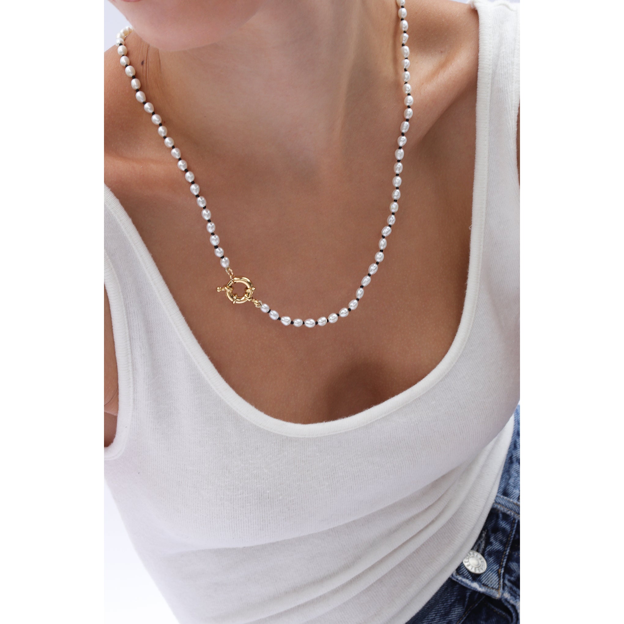 Ocean's Pearl Necklace