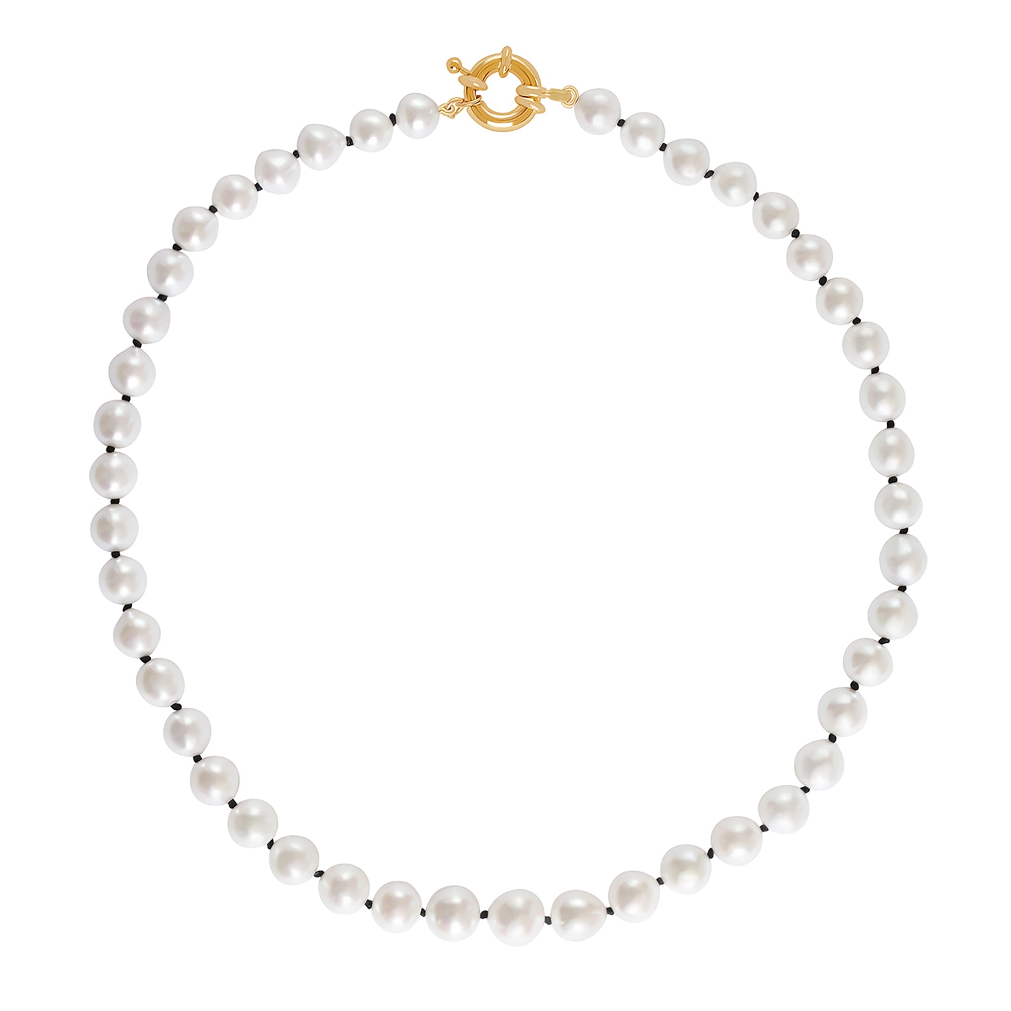 Midnight Luster Pearl Necklace