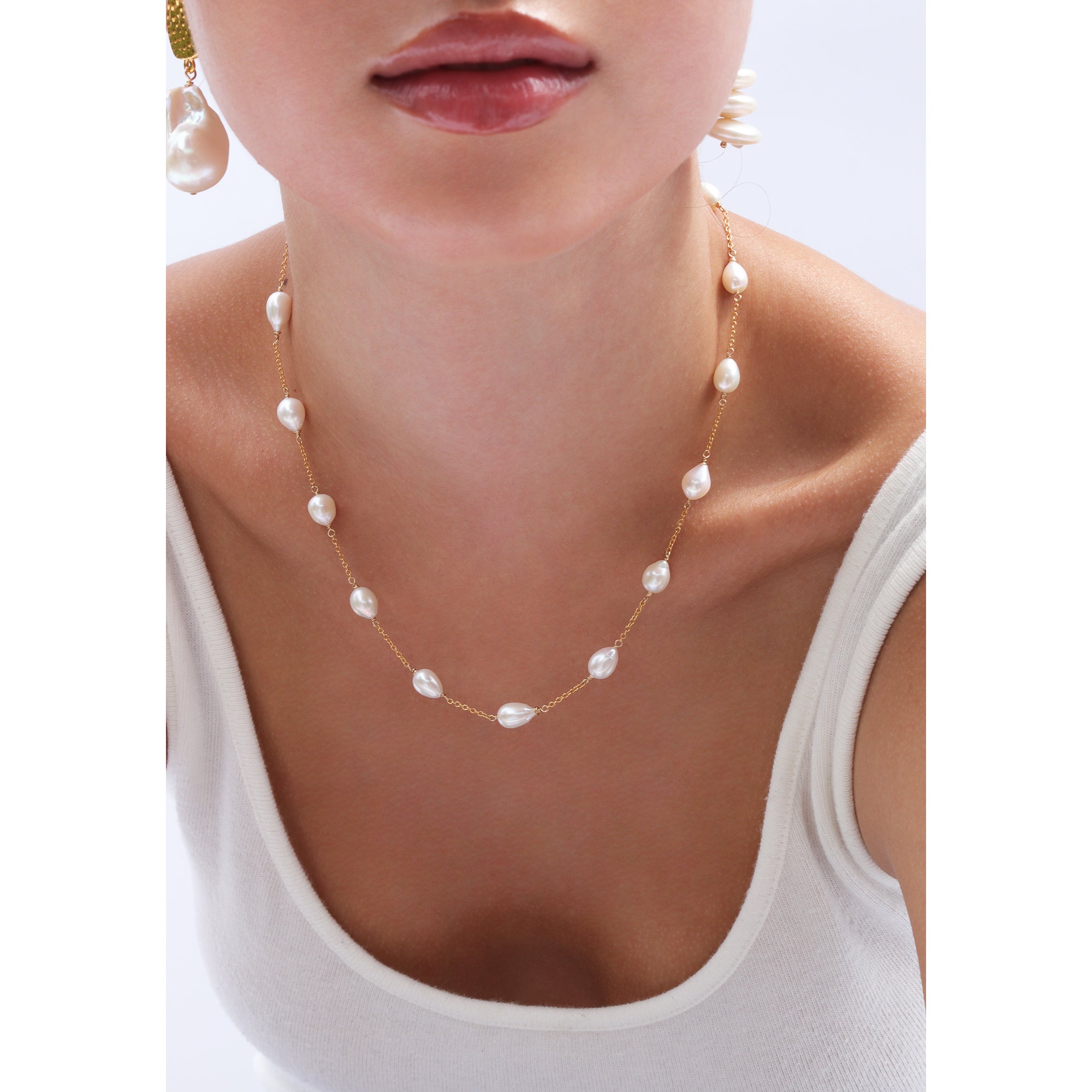 Stellar Pearl Necklace