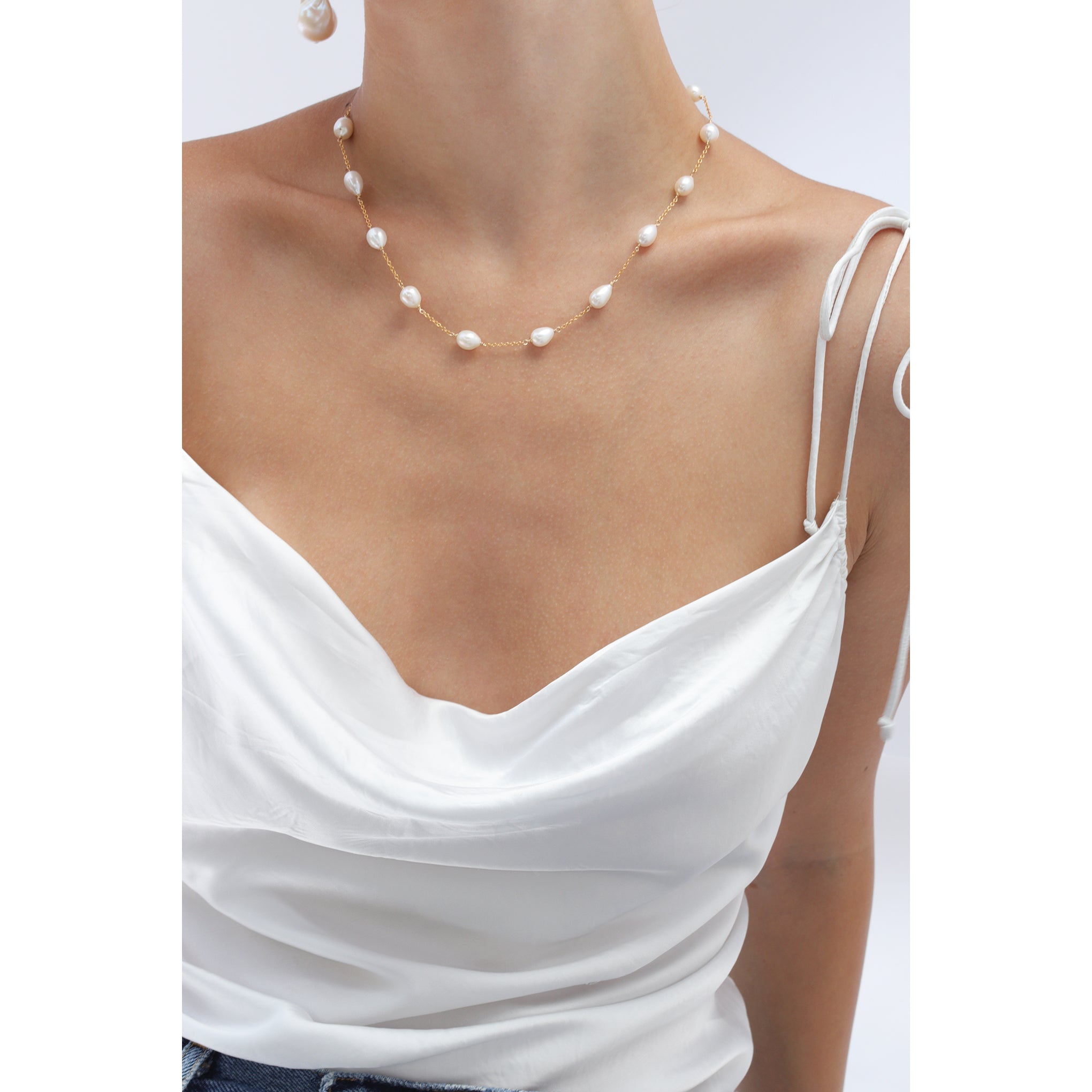 Stellar Pearl Necklace